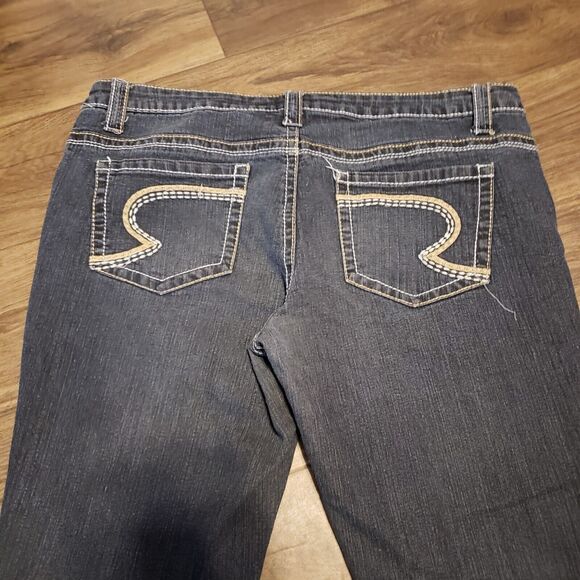 Bongo Dark Washed Junior Women's Straight Leg Sz 15 - Picture 6 of 7